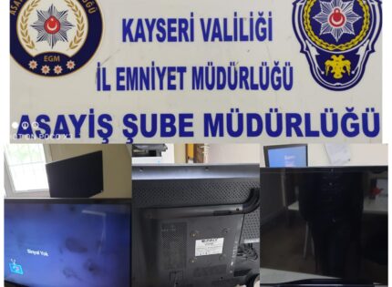 Kayseri’de 6 hırsızlık şüphelisi yakalandı