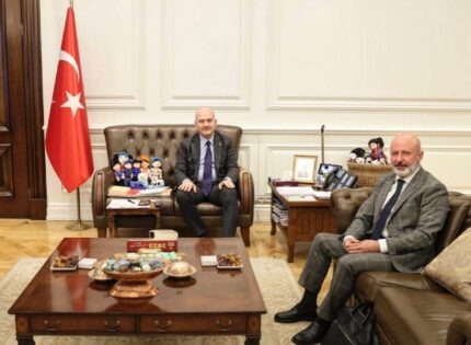 BAŞKAN ÇOLAKBAYRAKDAR, BAKAN SOYLU İLE GÖRÜŞTÜ