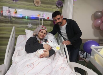 KAYSERİ’DE 2023’ÜN İLK BEBEĞİ SAAT 00:05’TE DOĞDU