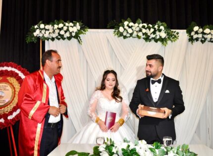 İNCESU’DA 2022 YILINDA 234 ÇİFT DÜNYA EVİNE GİRDİ